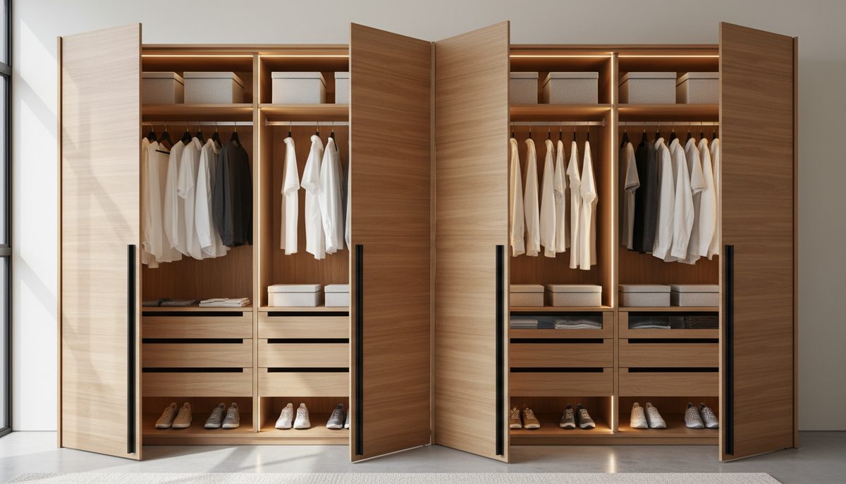 Closet de madera modernos: guía de materiales, diseño y presupuesto