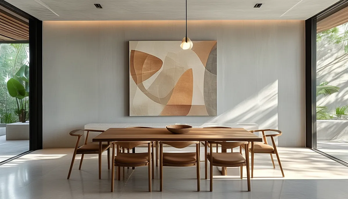Cuadro para comedor moderno: qué medidas, estilos y dónde colgarlo