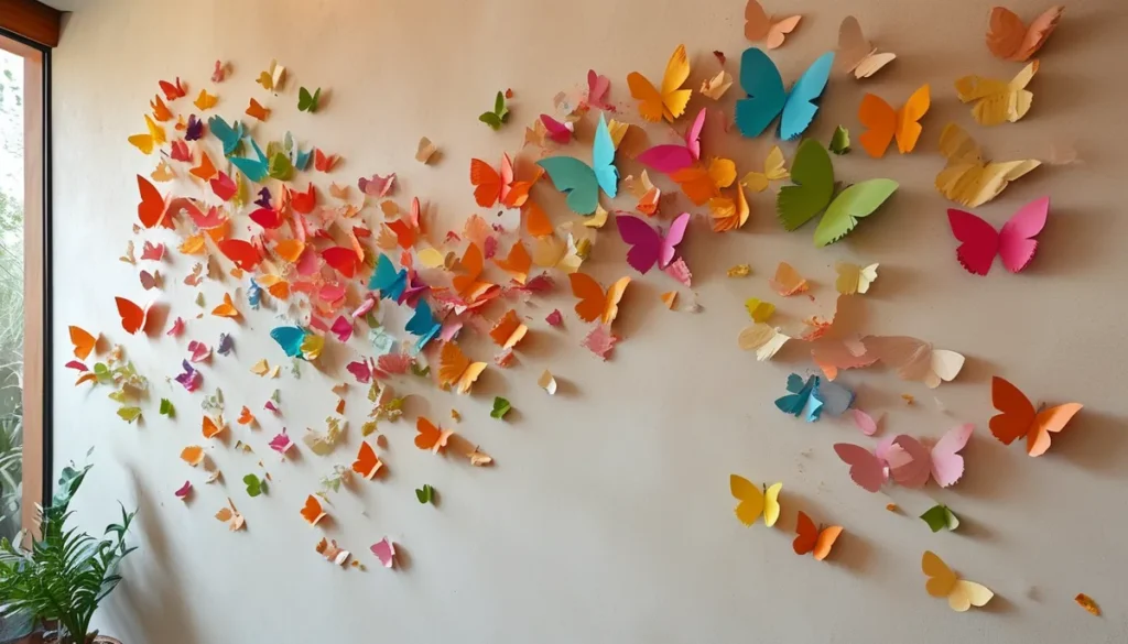 Decoración con mariposas en la pared: la guía definitiva