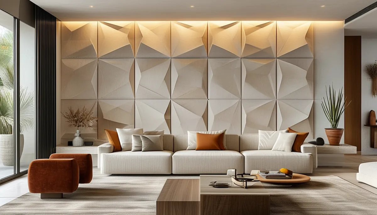 Panel decorativo 3d: guía de materiales y acabados